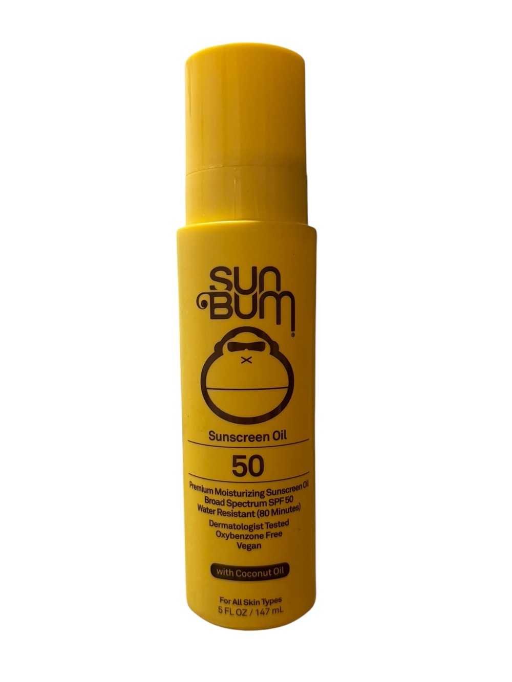 Sun Bum Sunscreen Oil SPF 50 Coconut Oil 5 oz Broad Spectrum Water Resistant